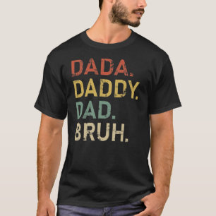 Manar Dada pappa Pappa Bruh Funny Fars dag T Shirt