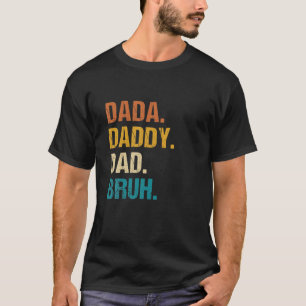 Manar Dada pappa Pappa Bruh Funny Kids Son Dotter T Shirt