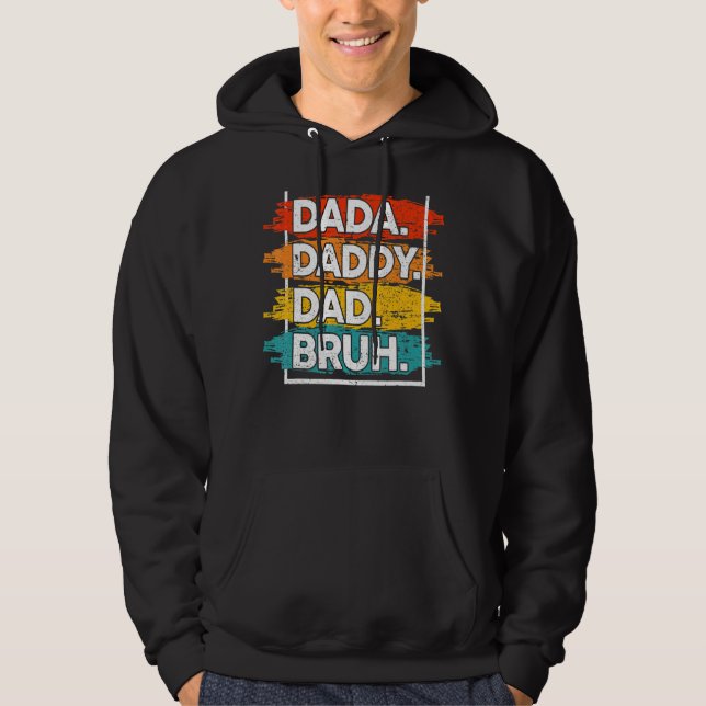Manar Dada pappa Pappa Bruh Pappa 24 Hoodie (Framsida)
