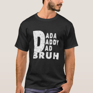 Manar Dada pappa Pappa Bruh Pappa Retro Fars dag T Shirt