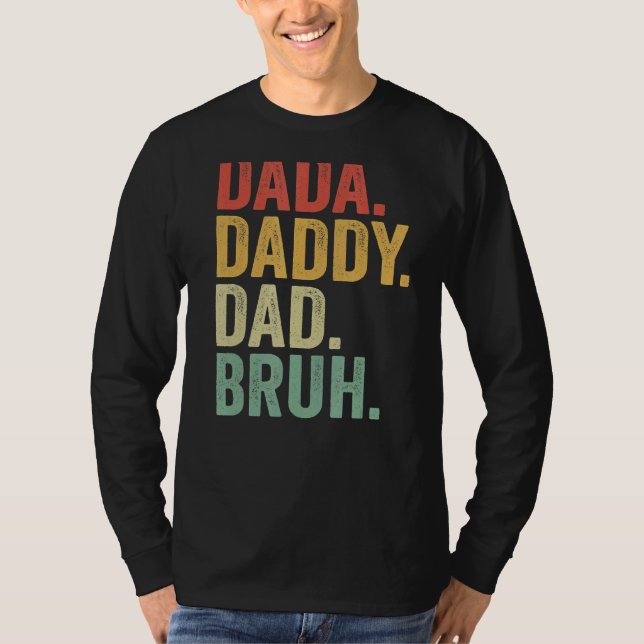 Manar Dada pappa Pappa Bruh som Kärlek från Son Bo T Shirt (Framsida)