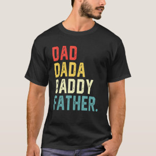 Manar Dada pappa Pappa Far Fars dag Vintage Fo T Shirt