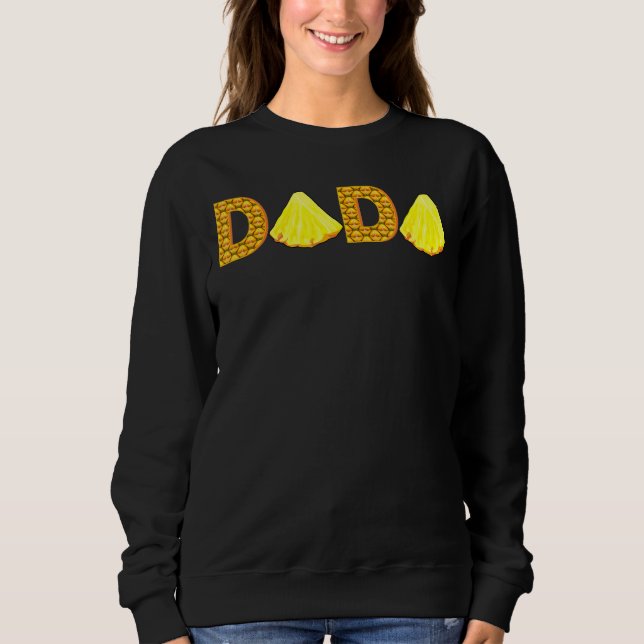 Manar Dada Pineapple Aloha Beacher Hawaii Hawaiian T Shirt (Framsida)