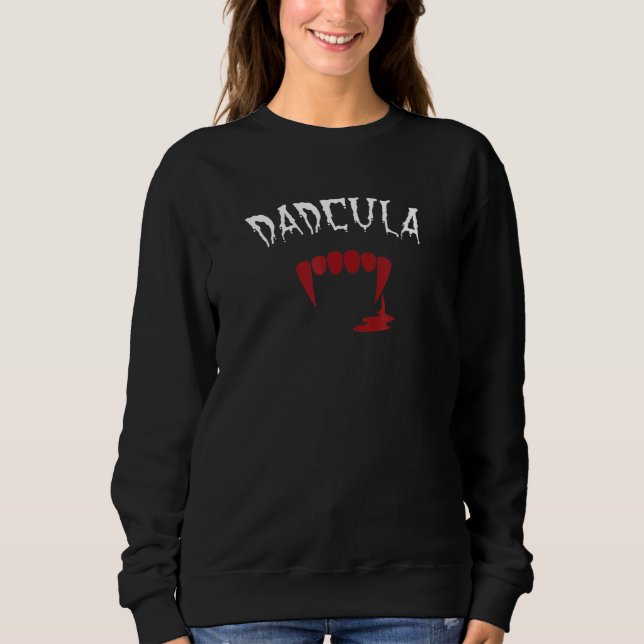 Manar Dadcula Halloween Vampire Teeth Pappa T Shirt (Framsida)