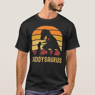 Manar Daddysaurus Dinosaur t Rex Fars dag pappa Shirt