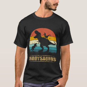 Manar Daddysaurus T Rex Fars dag pappa Saurus T Shirt