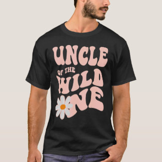 Manar Daisy Birthday Vild One Boho 1st Birthund T Shirt