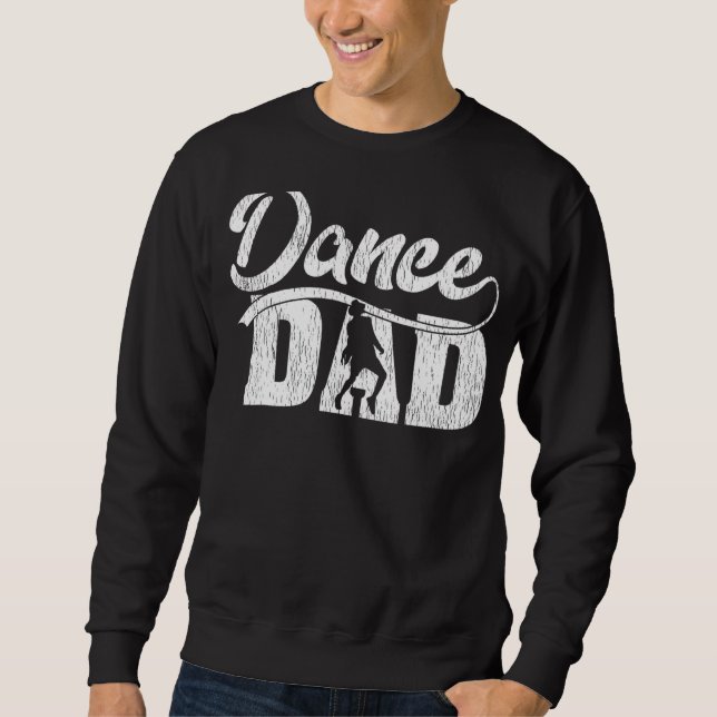 Manar Dance Retro Stil Dance Pappa Fars dag 1 Lång Ärmad Tröja (Framsida)