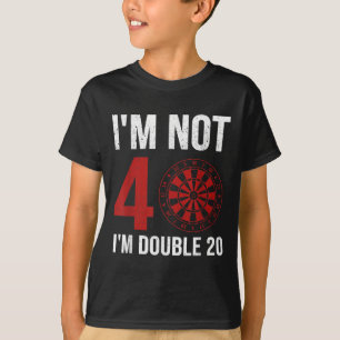 Manar Dart Player-citat för 40:e födelsedagen: int T Shirt