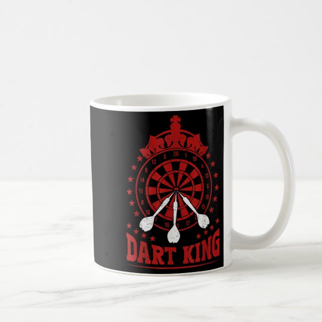 Manar Dart Player-Coolan citerar Kung i Darts Kaffemugg (Höger)