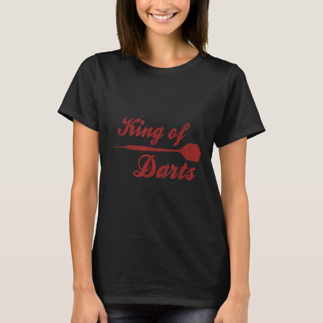 Manar Dart Player-Coolan citerar Kung i Darts T Shirt (Framsida)