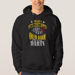 Manar Dart Player underskattar aldrig en gammal ma Hoodie