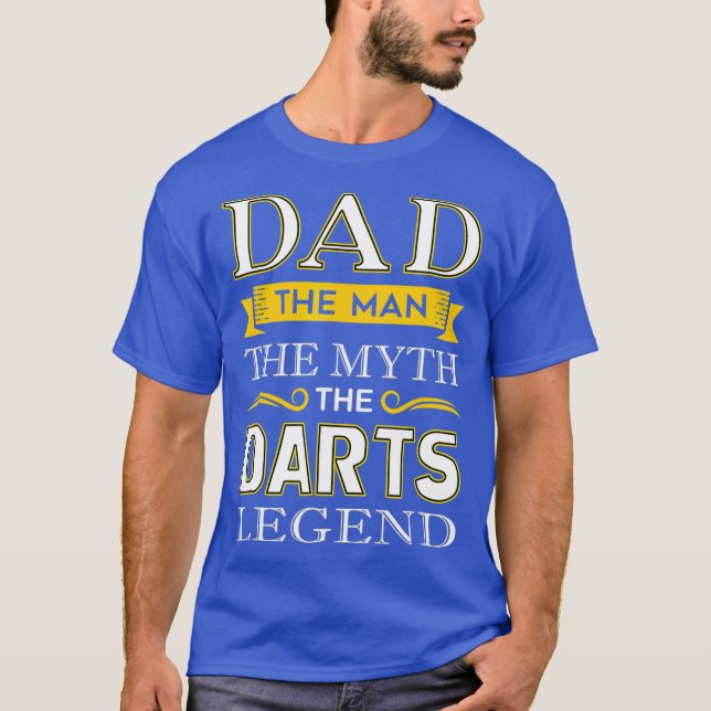 Manar Darts Pappa Shirts Gifts for Pappa T Shirt (Framsida)