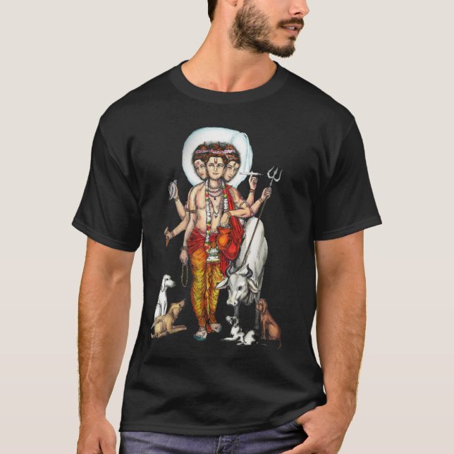 Manar Dattatreya/GuruMantra T-shirt (Framsida)