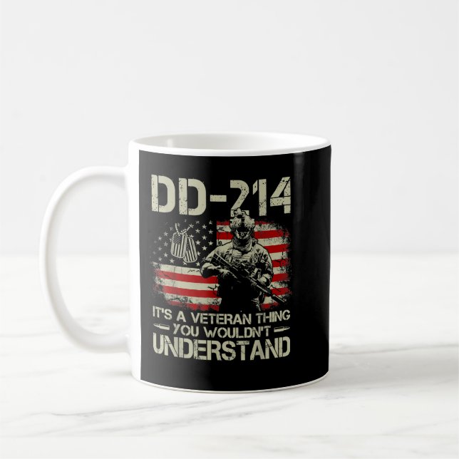 Manar DD-214 Det är ett veteranskt Sak som du inte Kaffemugg (Vänster)
