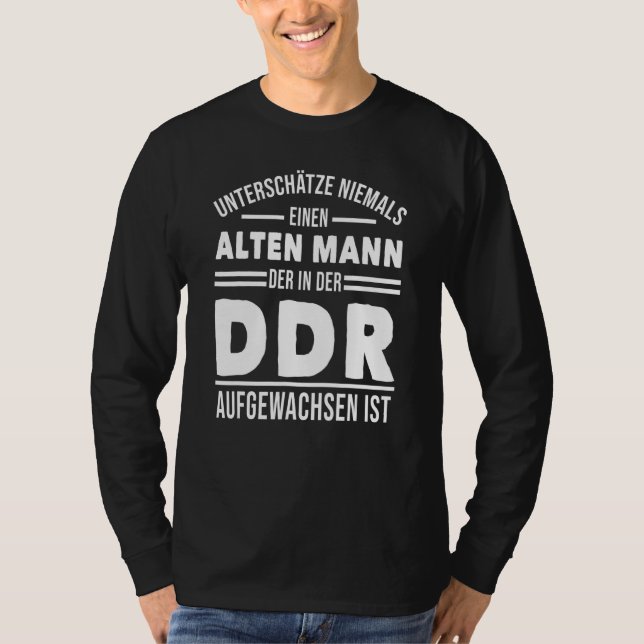 Manar Ddr Ossi Öster Tyskland Manar T Shirt (Framsida)