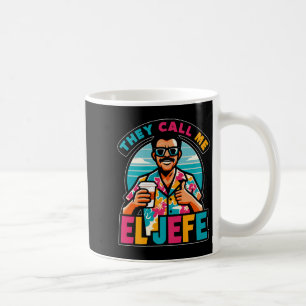 Manar de kallar mig El Jefe Chef på spanska Funn Kaffemugg
