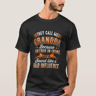 Manar De kallar mig Farpa Funny Grandpa Pappa T Shirt