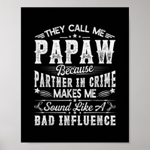 Manar de kallar mig Papaw Fars dag jul Poster