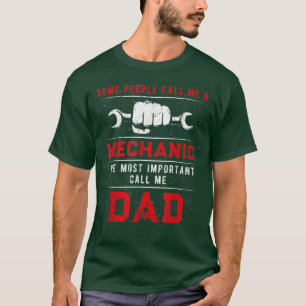 Manar De viktigaste kallar mig Pappa Mechani T Shirt