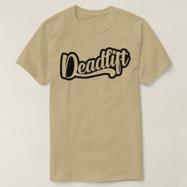 Manar DEADLIFT Gym Fitness Workout Bodybuilding lä T Shirt (Design framsida)