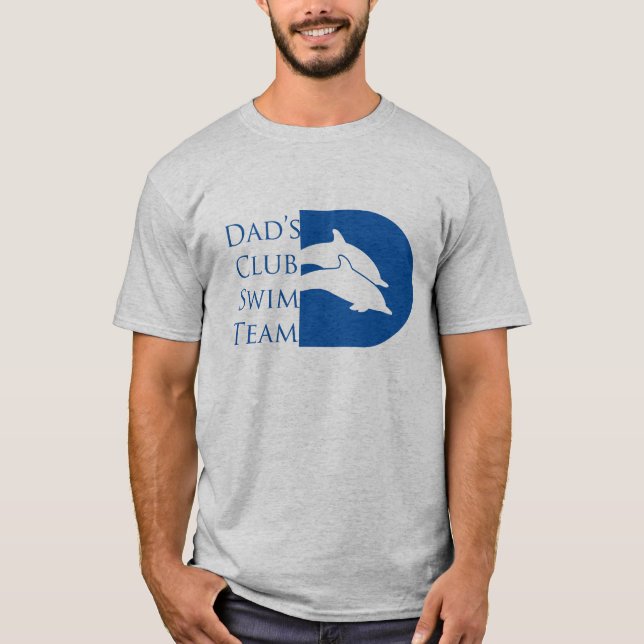 Manar delfinT-tröja, grå färg Tee Shirt (Framsida)