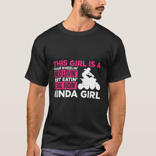 Manar Den här flickan är en Lera Lovin Dirt Ea T Shirt (Framsida)
