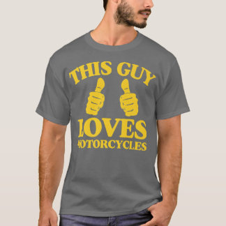 Manar Den här Guy Kärlek-motorcyklar - två tummar T Shirt