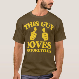 Manar Den här Guy Kärlek-motorcyklar - två tummar T Shirt