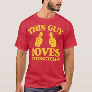 Manar Den här Guy Kärlek-motorcyklar - två tummar T Shirt
