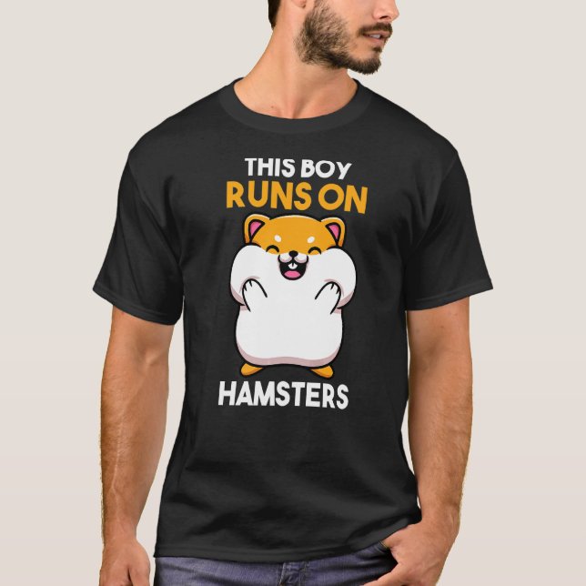Manar den här pojken Springa på hamster T Shirt (Framsida)