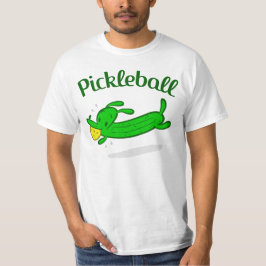 Manar den Pickleball hunden gravar T-tröja T Shirt