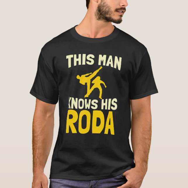 Manar Denna man känner till hans Roda Fighter Acro T Shirt (Framsida)
