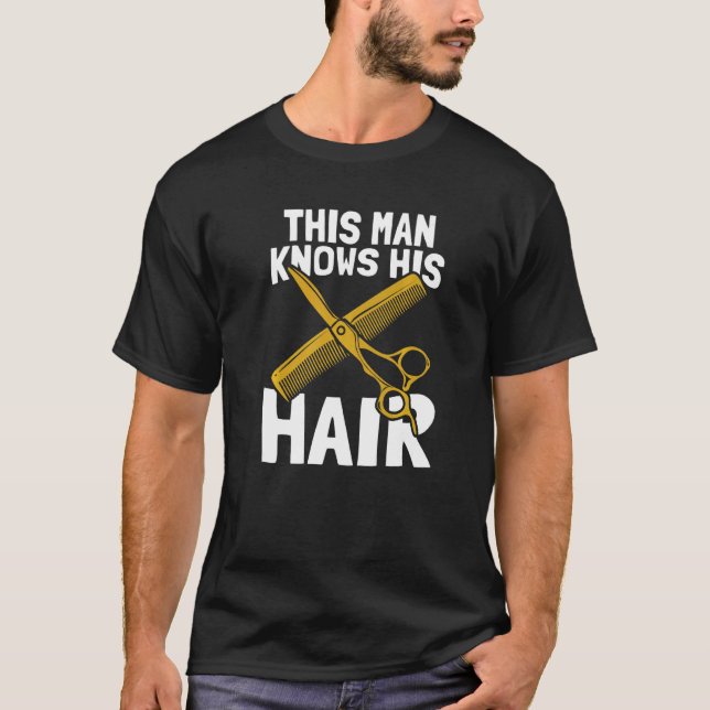 Manar Denne man känner till hans hairstil Hair Sal T Shirt (Framsida)