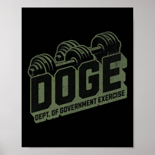 Manar Department of Government Exercise Doge Premi Poster