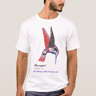 Manar design för Hummingbird för konstnär för T-shirt