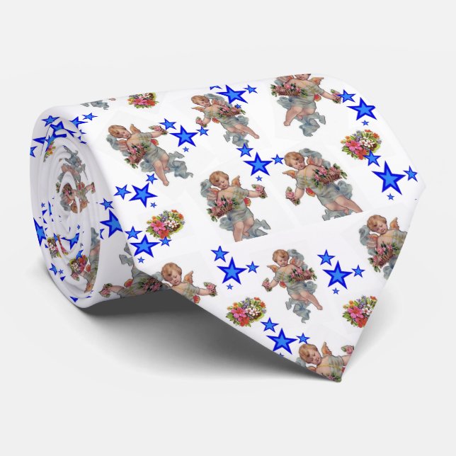 Manar Designer Angel Blue Stars Slips (Rullad)