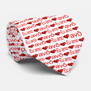 Manar Designer Ties Glad Alla hjärtans dag Avo Slips