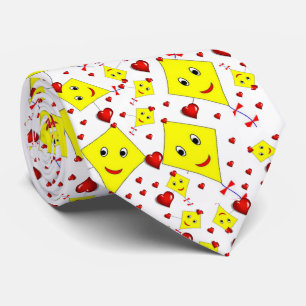 Manar Designer Ties Gult Kites Slips