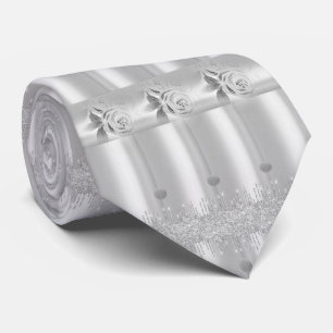 Manar Designer Ties Silver Ro Drift Slips