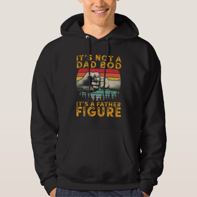 Manar, dess inte ett Pappa-blod dess Far vid Far F Hoodie (Framsida)