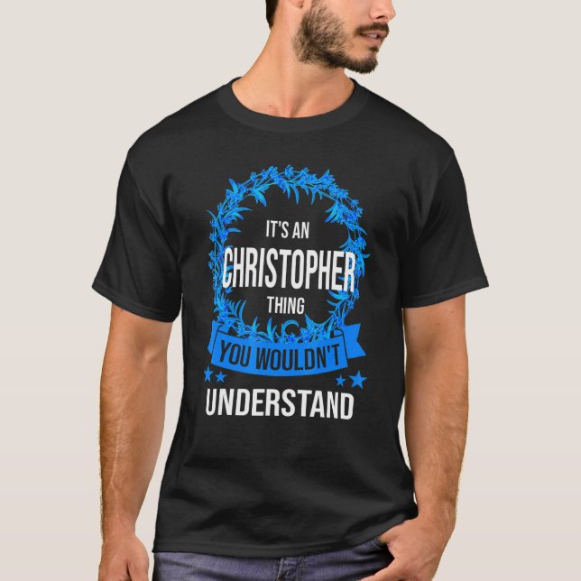 Manar.. Det är Christopher sak du Christopher Pre T Shirt (Framsida)