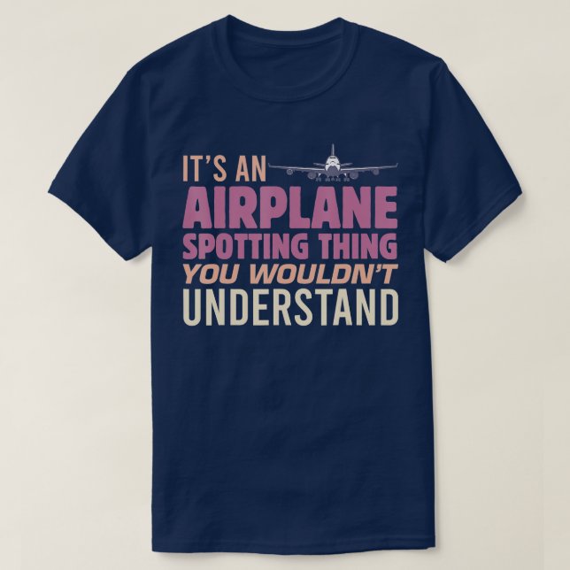 Manar Det är ett flygplan som spottar Sak. Du skul T Shirt (Design framsida)