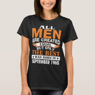 Manar: det bästa föddes i september 1965 t shirt