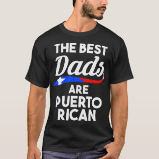 Manar Det bästa Pappor är Puerto Rican Puerto Rico T Shirt