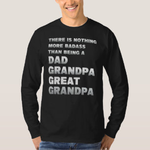 Manar Det finns inget som heter Pappa-morfar T Shirt