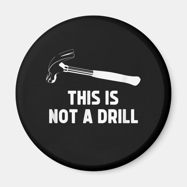 Manar Det här är inte ett borttungande Carpenter P Magnet (Framsidan)