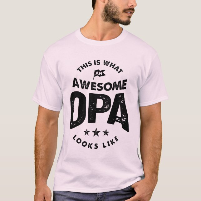 Manar Det här är vad Fantastisk Opa Grandpa Gift T Shirt (Framsida)