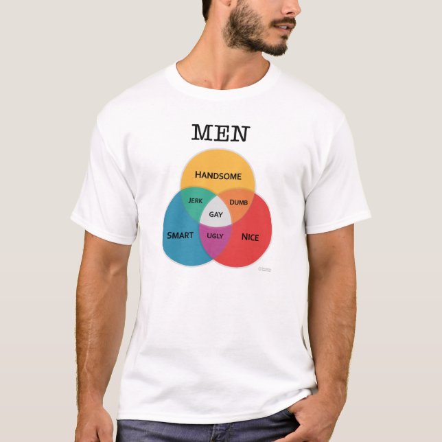 Manar-diagram skjorta (tända), tee shirt (Framsida)