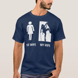 Manar din fru och min fru Sten klättrar upp, Lusny T Shirt